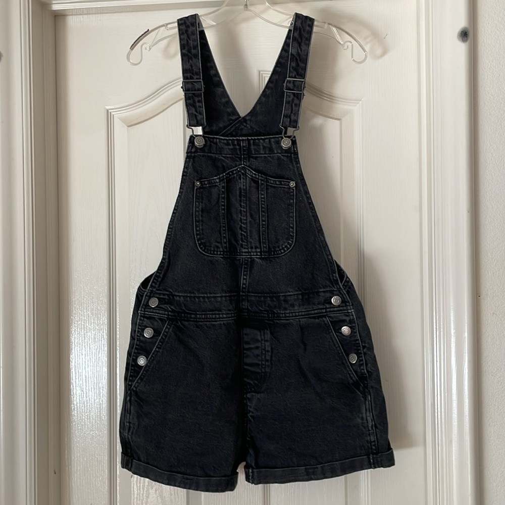 Old Navy Dark Denim Womens Overalls